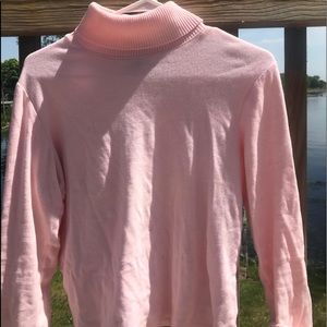 Pink Turtleneck